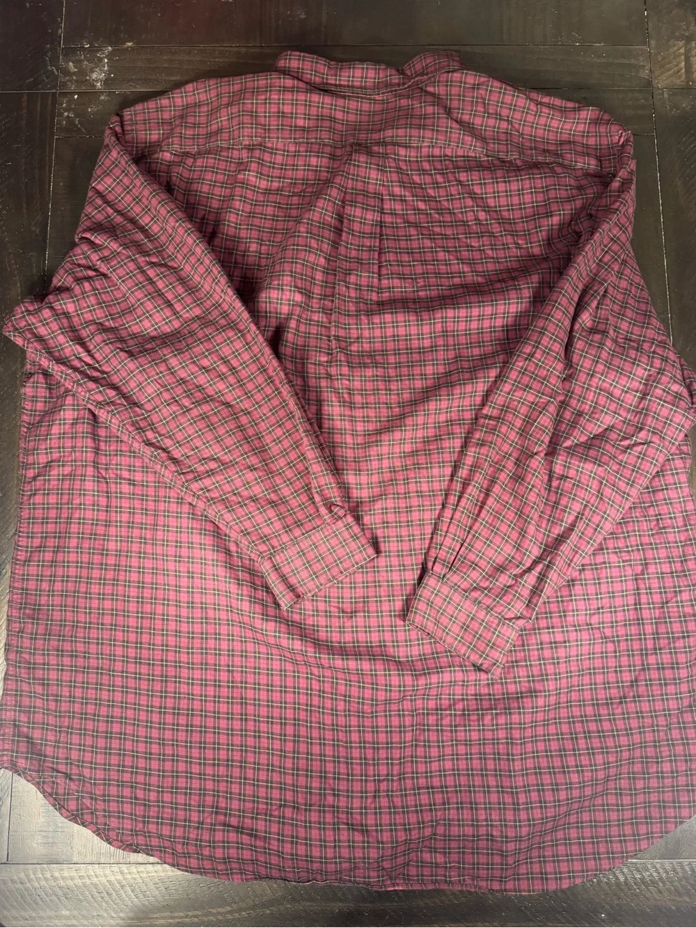 Polo Ralph Lauren Red and Black Plaid Button Up Shirt Big and Tall 3XLT